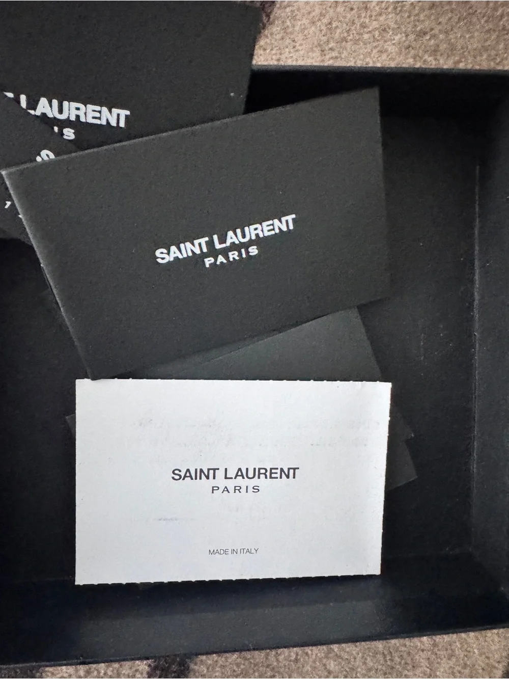Yves Saint Laurent Black Croc-Embossed Leather Money Clip